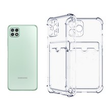 갤럭시버디 5G 갤럭시A22 에어 카드 슬롯 투명 젤리케이스 (SM-A226L)