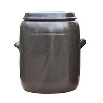 [황금뒤주] 국내산 무공해 소금효소항아리 10kg 바닥타공, 1개