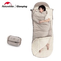 Naturehike 네이처하이크 침낭 아웃도어 보온침낭 차박준비물 캠핑용품점 차박용품 캠핑용품풀세트, 봄과 여름  M180 솔잎 그린