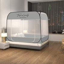 몽골게르텐트 대형 Yurt-모기장 무료 설치 접이식 360 전체 패키지 집 침실 캐노피 텐트 가정용 직물, 15 015_01 1.2x2.0m