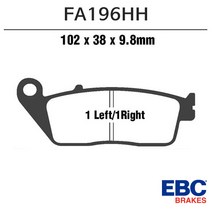 EBC 잭팟 리어 브레이크패드 FA196HH