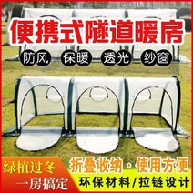 소형비닐하우스 조립식비닐하우스 비닐하우스자제 온실 작은 화단 따뜻한 방 집 야외 발코니 안뜰 화실 헛간 고기 보온 야채, 5개방 온난방 500x100x100cm 휴