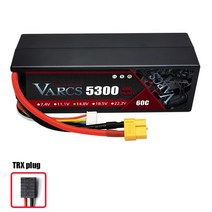 rc카부품 Varcs 4S 배터리 Lipo 14.8v 15.2v 높은 Volitage 5200mAh 6300mAh 60C 120C, 03 1PCS4S530060CTRX