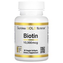 캘리포니아 골드 뉴트리션(CGN) 비오틴 10000mcg 90정 X 3통, 10000mcg 90개입 3병, 3개