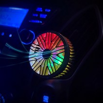 생활대학 돌풍 차랑용선풍기 저소음 LED, 크롬블랙