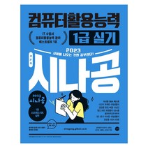 시나공 컴퓨터활용능력 1급 실기 자격증 책 도서 컴활1급 문제집