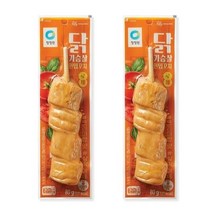 우리집 닭가슴살한입꼬치80gX2 로제 홈메이킹 간단요리 캠핑 추석 설날 명절 청정원 행복한 식재료, 3개