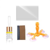 자동차 유리 복원 자동차 앞 유리 수리 키트 윈드스크린 균열 제거 복원 세트 DIY 창 수정 수지, 03 Yellow