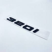 자동차부품새로운 글꼴 숫자 문자 316i 320i GT ABS 엠블럼 BMW 3 시리즈 E90 E46 F30 자동차 트렁크 로고, 03 glossy black 320i