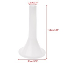 고기 충전용 플라스틱 고기 분쇄기 소시지 스터 퍼 튜브 경적 깔때기, D, 하나, D