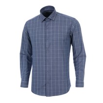 로베르따 [nc부천점][가을]남성 TR 폴리스판 1도 선염체크 남방셔츠 긴소매 슬림핏 NRM32522