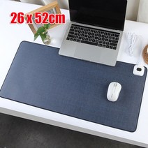 26x52cm 전기 열 마우스 패드 테이블 매트 디스플레이 온도 가열 마우스 패드 사무실 컴퓨터 책상 키보드에 대한 따뜻한 손 유지, 푸른, 적응했다
