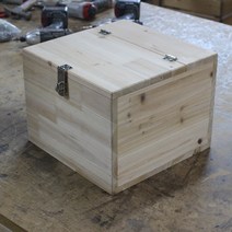 삼나무 보관박스 자물쇠걸이 300x300x230mm