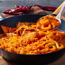 팔도맛집 국물떡볶이 3인분 밀키트 라볶이 간편식 야채 포함 캠핑요리