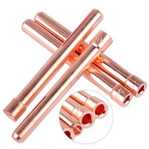 용접 노즐 팁 아르곤 tig 토치 소모품 1.6mm 2.0mm 2.4mm 3.2mm wp17 wp18 wp26 tig 텅스텐 전극 콜레트, 10개