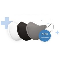 참존 톤업핏 마스크 대형 KF80, 25개입, 1개, 블랙