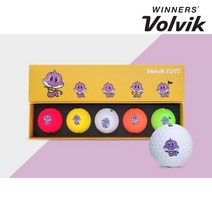 [공식] 볼빅 십이지신 홀인원 컬러볼 골프공 T2 무반사 VIVID 비비드 코팅 십이간지 파워 듀얼 코어, 요롱이 (뱀)