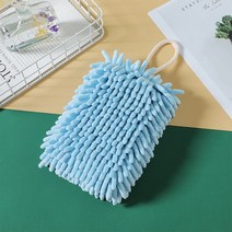 빠른 DryHand 타월 주방 핸드 타올 볼 루프 마이크로 화이버 수건 청소 천 주방 타월, 블루