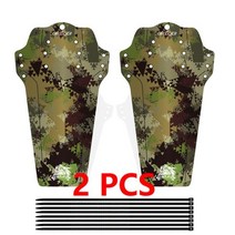 자전거 머드가드 흙받이 빗물받이 물받이 ENLEE1/2 PCS 자전거 머드 가드 자전거 펜더 탄소 섬유 앞/뒤 휠 유니버설 머드 가드 MTB 자전거 윙 머드 플랩 펜더, XQ220 F 2PC