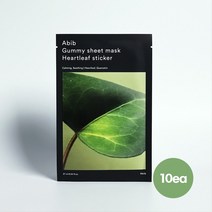 아비브 껌딱지 시트 마스크 어성초 스티커 27ml, 1개, 10매입