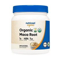 Nutricos 뉴트리코스트 유기농 마카 뿌리 Maca Root 파우더 454g, 1 Pound (Pack of 1)