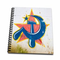 3dRose db_71315_1 Symbol of Communist Party Kochi Kerala India-AS10 KSU0315-Keren Su-Drawing Book, 1, 기타