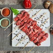 양꼬치 에어프라이어 캠핑꼬치구이 500g, 바베큐 숯불 캠핑용꼬치