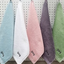 네임코코 이름 자수 수건 4+1 어린이집수건 고리수건 돌답례품 네임타올, 1매입, TW01P-이름5장