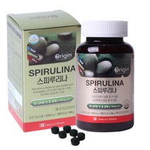 오리진 스피루리나 600mg*180정 엽록소 피부탄력 피부에좋은음식 피부 영양제 스피룰리나 캐나다산 스피루니나 스피리루나 피부장벽 피부장벽강화 스피루니아 스피루나 스피리루나