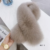 폭스머플러 여우털목도리 털목도리