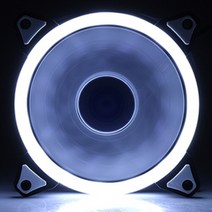 [쿨러텍] SUPER LED RING-12025 WHITE 120mm LED팬 [시스템쿨러/120mm], 상세페이지 참조