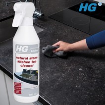 HG 주방 대리석 클리너 식탁 상판 기름때 물때 얼룩제거 세정제, 1개, 500ml