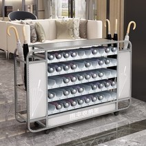 우산 진열대 회사 꽂이 매대 학교 교실 호텔 로비 보관함 보관함을위한 스테인레스 스틸 대용량 상업용, 없음, 3. 스테인레스 스틸 5 레이어 10 구멍