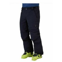 스파이더 스키복 스키바지 Spyder 남성 Reprieve Black Insulated Ski Snowboard Winter Pants Size L & M