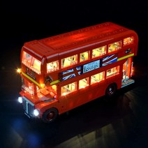 LEGO 런던 버스와 호환되는 GEAMENT LED 조명 세트 - Creator 10258용 조명 키트(LEGO 세트는 포함되지 않, 한개옵션0