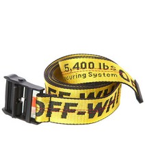 오프 화이트 19FW 인더스트리얼 로고 벨트 OMRB012E19647002 6000 OMRB012E196470026000