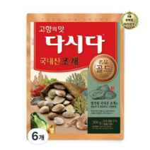 라이브잇 CJ제일제당 다시다 명품골드 조개, 300g, 24개