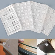 사무실 책상 유리 미그럼방지 패드 인테리어 장식고정, 18mm (12개)