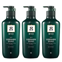 려 청아 딥클렌징 쿨링 컨디셔너 550ml 3개/한방린스