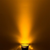 앵두전구 감성캠핑디밍이 가능한 E27 E12 E14 B22 GU10 GU5.3 RGB 컬러, 03 12W_12 GU10 Not Dimmable, 04 YELLOW