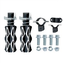 전동킥보드 Citycoco 전기 스쿠터에 대 한 품질 후면 풋 페달 브래킷 할리 수정 액세서리, 03 black