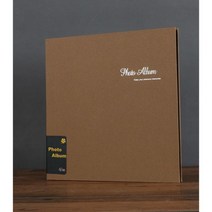 포토 사진 초음파 인생네컷 앨범 북 18 인치 웨딩 스크랩북생일 선물 성장앨범 스크랩북 여행, T0230-Golden