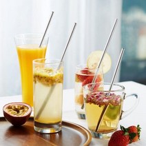 모비딕파워 [모비딕파워] 대나무빨대 스테인레스빨대컵 큰빨대 카페빨대 나무빨대 컬러빨대, 아★ 26cm 대형 스테인레스 빨대 카페 텀블러 스텐빨, 아★ 스텐빨대대형1P