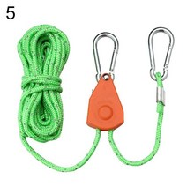 캠핑 용품 리프팅 캠핑 도구 텐트 액세서리 로프 텐시온 래칫 행거 조절 가능한 패스너 고정 버클 풀리, 05 5