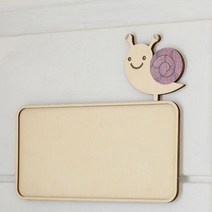현관문 방문 카페 매장 장식용 문패 문구 자유 설정, 사각형_노랑하트
