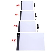 드로잉 패드 LED 드로잉보드 그림그리기 라이트박스 a2 a3 a4 a5 휴대용 usb led 트레이싱 라이트 박스 dimmable bright tatto light pad, a3 47x34cm