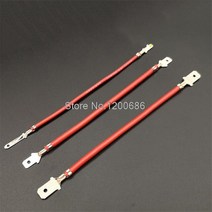 10CM 커스텀 2.8 4.8 6.3 암수 스페이드 커넥터 와이어 하네스 절연 슬리브 포함, 04 2 Male_01 2.8_05 GREEN