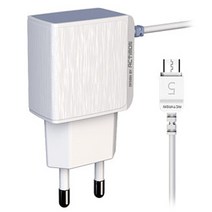 블루민 핸드폰 충전기 갤럭시 노트4S-LTE 용 SM-N916S, 1개, 블루민 마이크로 5핀 2.1A 일체형 가정용 충전기 화이트