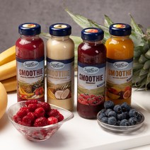 [산루카 스무디] 과일주스 맛있는 수입쥬스 250ml 코코넛 망고 파인애플 바나나 마라쿠자 딸기 베리믹스, 4.베리믹스 1병 250ml