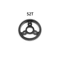 스퍼기어 금속 강철 50T 52T 53T 54T 스퍼 기어 및 32P 15T 17T 19T 피니언 Traxxas 슬래시 4x4 4WD 2WD VXL 랠리 스탬프용 RC부품, 7.52T